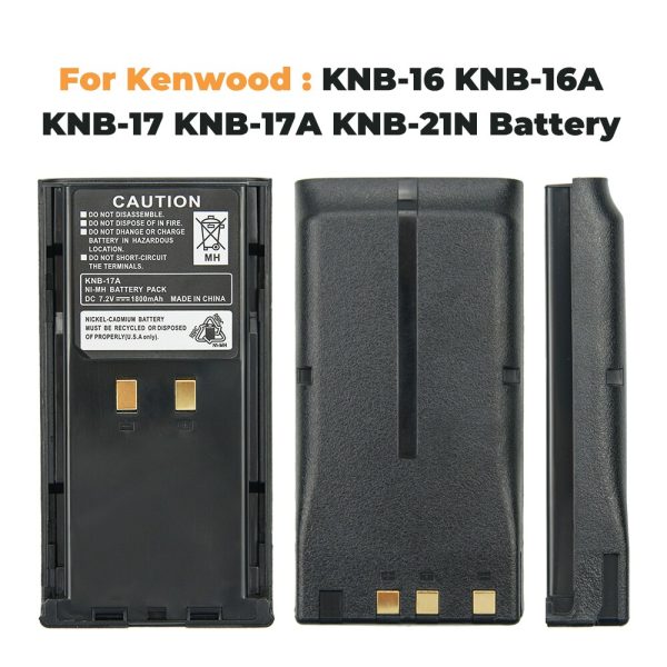 Replacement KNB-17A KNB-21N Battery(s) for Kenwood TK-280 TK-380 TK-480 Two Way Radio - Image 3