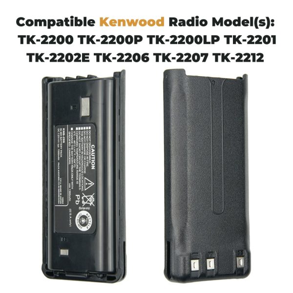 2pcs/lot Replacement Rechargeble Kenwood KNB-29N ProTalk TK2200 TK3200 TK-2217 TK-3207 TK-2217 Radio - Image 3