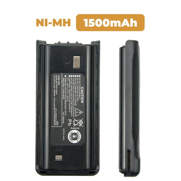 7.2V 1500mAh Ni-MH Battery with Charger for Kenwood KNB-29N ProTalk TK2200 TK3200 TK-2217 TK-3207 TK-2217 etc Radio - Image 2
