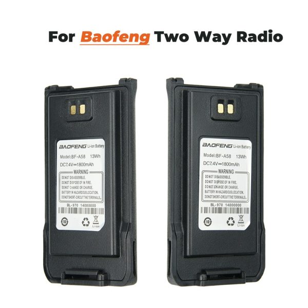 Rapid Battery Charger Spare Batteries for Baofeng A58 Walkie Talkie - Image 7