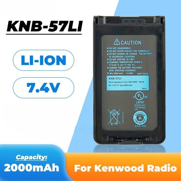 Fast Charger Desktop 2000mAh Replacement Battery for Kenwood TK-2170 TK-2140 TK-2160 TK-3140 NX-220 NX-320 etc