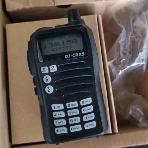Alinco DJ-CRX5 Dual Band VHF UHF FM Transceiver Portable Amatuer Radio - Image 4