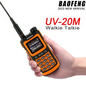 BAOFENG UV-20M Walkie Talkie U/V Dual Band Two Way Radios FM Radio 5W 1000 Channels One Click Frequency Match 2023 New BF-UV20M