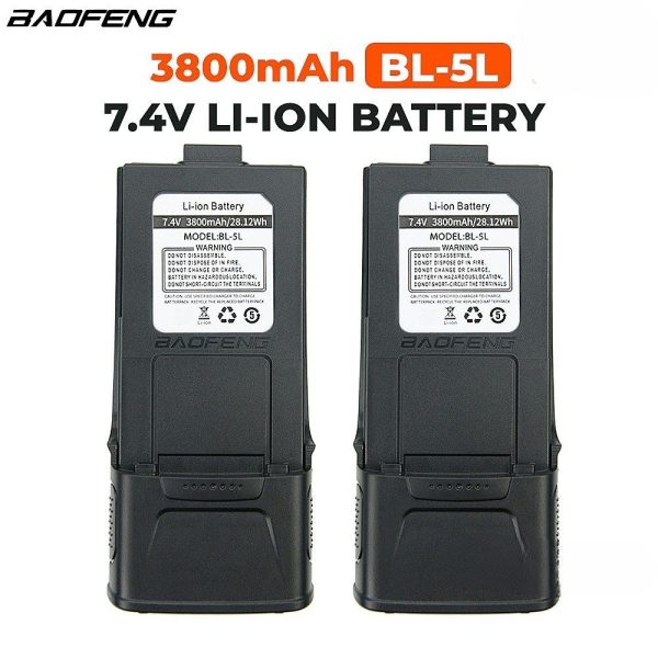 7.4V 3800mAh Replacement Two Way Radio Battery for Baofeng GT-3 GT-3TP GT3 GT3TP GT-3 Mark-II III Walkie Talkies Battery