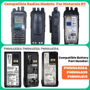 2400mAh PMNN4807A Spare Battery for Motorola R7 R7a MNN4808A PMNN4809 PMNN4810 Slim Li-ion Battery