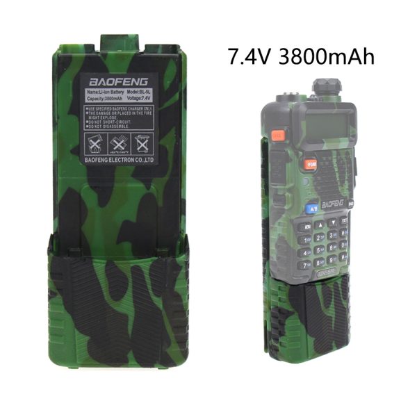Rechargeable Battery BL-5L 3800mAh Extended Battery for BaoFeng UV-5R UV-5RB UV-5RE UV-5RE UV-5RA BF-F8 UV5R-III Radio Battery - Image 3
