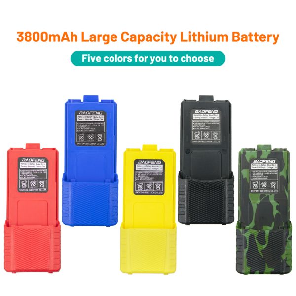 Rechargeable Battery BL-5L 3800mAh Extended Battery for BaoFeng UV-5R UV-5RB UV-5RE UV-5RE UV-5RA BF-F8 UV5R-III Radio Battery - Image 6