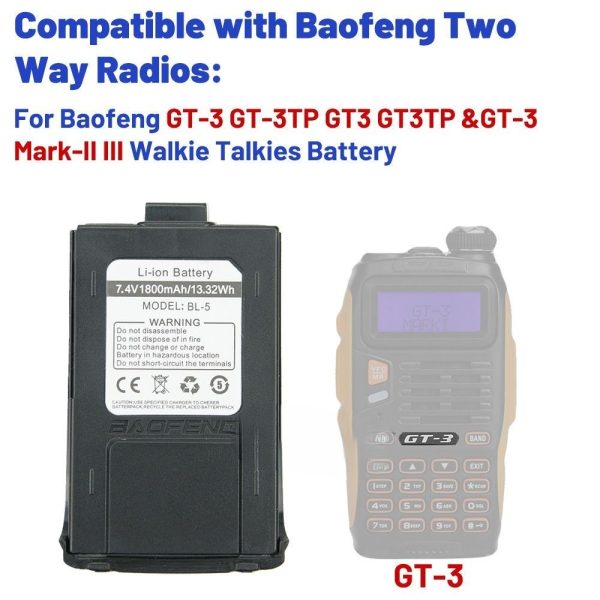 Desktop Fast Charger with Battery for Baofeng GT-3 GT-3TP GT3 GT3TP GT-3 Mark-II III Radios - Image 3