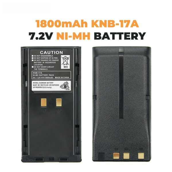 Replacement KNB-17A KNB-21N Battery(s) for Kenwood TK-280 TK-380 TK-480 Two Way Radio