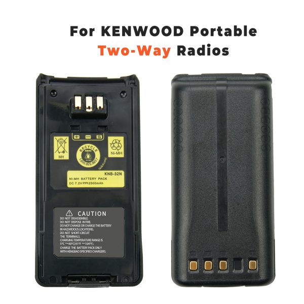 KNB-31A KNB-32N 2500mAh Battery for KENWOOD NX-210 NX-210G NX-410 NX-411 TK-2180 TK-3180 TK-5210 TK-5310 Radios Replacement Battery - Image 3