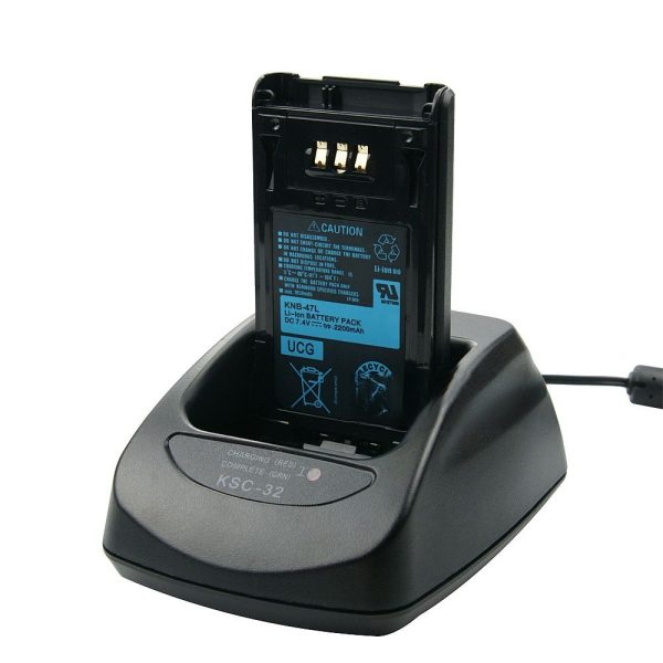 Battery Charger Desktop KNB-47L 2200mAh Battery for Kenwood TK-5220 TK-5320 NEXEDGE NX-200 NX-300 etc - Image 7