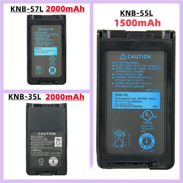 KNB-55L 1500mAh Li-Ion Battery Replacement for Kenwood TK-3360 TK-3160 TK-2170 KNB-57L TK-3173 TK-3170 NX-320 TK-2160 Two way Radios - Image 4