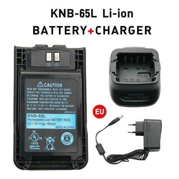 Rapid Battery Charger KNB-65L Battery for Kenwood TH-K20 TH-K20A TH-K20E TK2000 TK3000 TK3501 TK3212 etc Radios - Image 2