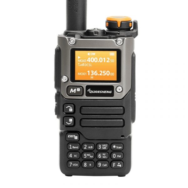 Transparent/Orange/Black Quansheng UV-K6 Walkie Talkie 5W Air Band Radio Tyep-C Charge UHF VHF DTMF FM Scrambler NOAA Wireless Frequency Two Way CB Radio - Image 7