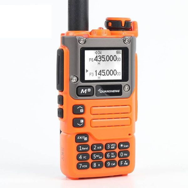 Transparent/Orange/Black Quansheng UV-K6 Walkie Talkie 5W Air Band Radio Tyep-C Charge UHF VHF DTMF FM Scrambler NOAA Wireless Frequency Two Way CB Radio - Image 2