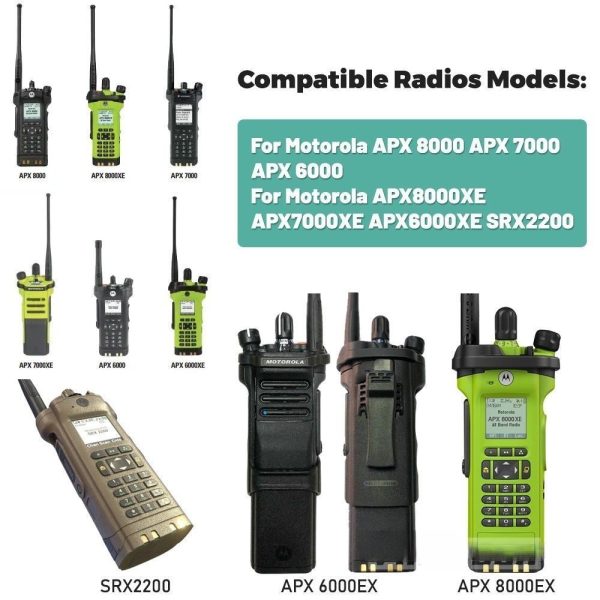 7.4V 3300mAh NNTN7038 NNTN7038A IMPRES Battery Compatible for Motorola APX6000 APX7000 APX8000 APX6000XE APX7000XE APX8000XE - Image 6