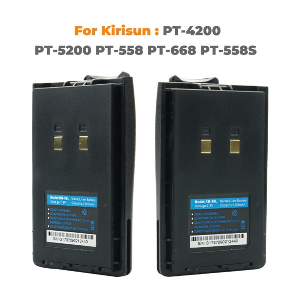 for Kirisun PT4200 PT5200 PT558 PT668 PT558S PT-558 PT-558S PT-4200 Ham Radios Battery - Image 2