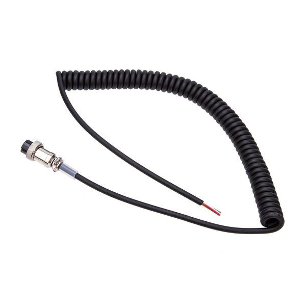 8 Pin Mic Cable Cord VHF/UHF Band Round Plug Microphone Extension Cable Replacement Walkie Talkie Parts for Alinco EMS-57 EMS-53 Hand Microphone - Image 3