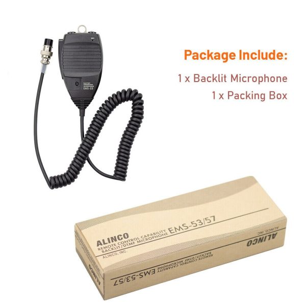 EMS-53 8Pin Microphone For Alinco DR-06 DR-135 DR-235 DR-435 DR-635 Radios - Image 6