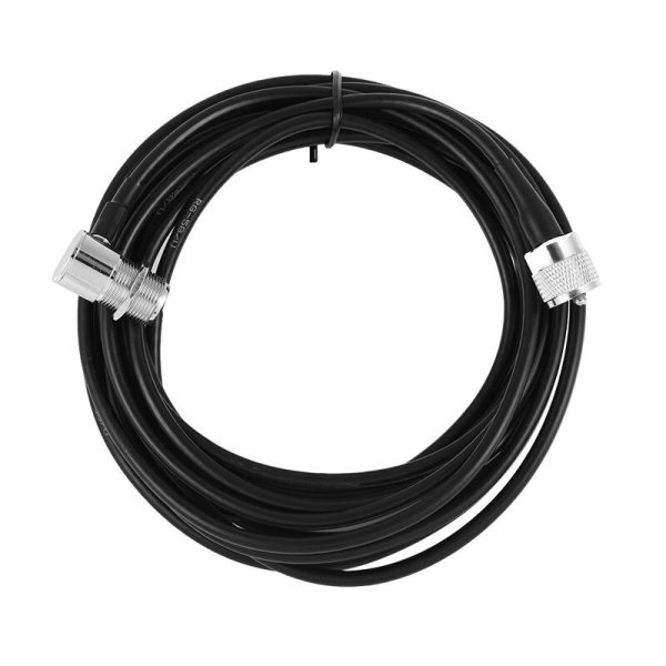 5M 16ft Feeder Cable for Car Transceiver Moblie Radio Extension Cable for Kenwood ICOM ALINCO Yaesu FT-1802M Car Radio Antenna - Image 4
