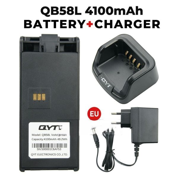 Original QYT 4100mAh Battery for 27MHz CB Walkie Talkie QYT CB-58 Portable Citizen Band Two Way Radio with Belt Clip - Image 4