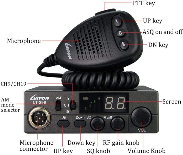 LT-298 High Quality 40 AM CB Radio - Image 5