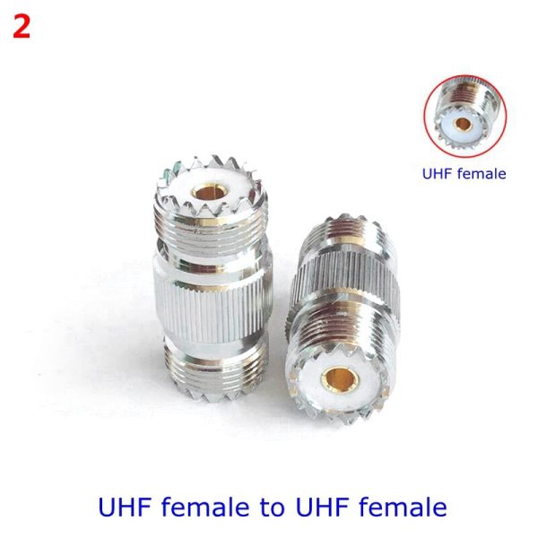 1Pcs UHF SO239 PL259 Female Mount Socket Connector SL16 UHF SO-239 PL-259 To N Type TNC UHF Male Female Adapter RF Copper Brass - Image 3