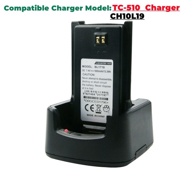 HYT BL-1719 Rechargeable spare Battery for Hytera TC-500S TC-500G TC-585 TC-510 TC-560 - Image 5