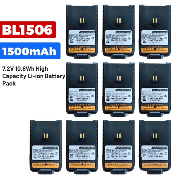BL1506 7.4V 1500mAh Li-ion Battery for Hytera HYT BD610 BD500 BD510 BD505 BD555 TD520 TD550 BL2018 Two-Way Radio Battery