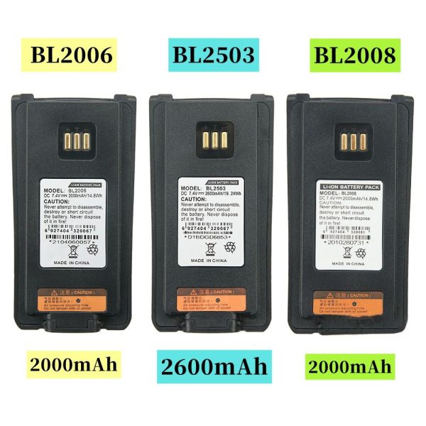 10PCS BL2008 2000mAh Battery for Hytera PD700/700S PD780 PD780G PD880 PD980 PD980 Rechargeable  Battery - Image 2