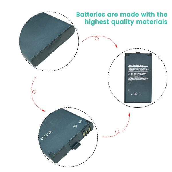 4.35V 2200mAh BL2202 Rechargeable Li-ion Battery for HYT Hytera BD300 BD350 Digital-Analog Walkie Talkie Replacement Battery - Image 4