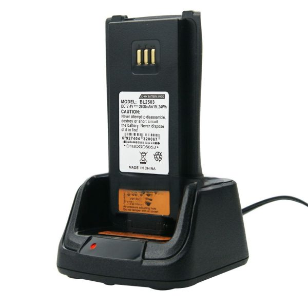 Rapid Battery Charger 2600mAh Spare Battery for HYT HYTERA Portable Two way Radios - Image 5