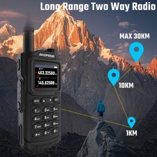 Baofeng UV-20 Dual BandOne-Click Copy Walkie Talkie Two Way Radios - Image 4