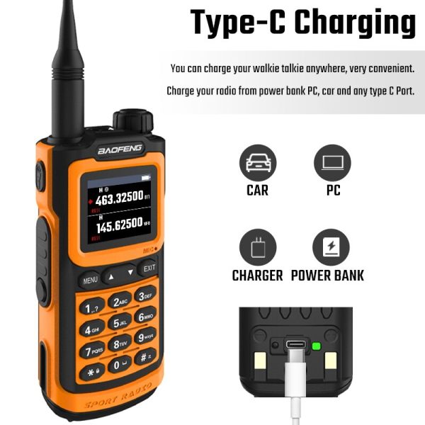 Baofeng UV-20 Dual BandOne-Click Copy Walkie Talkie Two Way Radios - Image 5