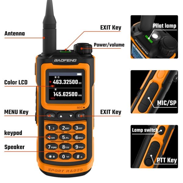 Baofeng UV-20 Dual BandOne-Click Copy Walkie Talkie Two Way Radios - Image 6
