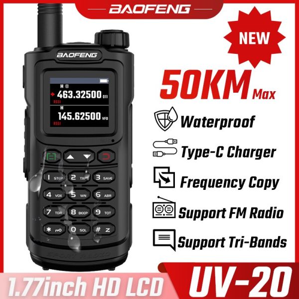 Baofeng UV-20 Dual BandOne-Click Copy Walkie Talkie Two Way Radios