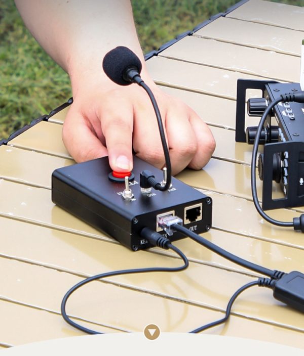 DIH-1 Multifunctional Microphone Shortwave Radios Accessory for YAESU XIEGU for Universal Shortwave Radio Support External Speaker Headphone - Image 5