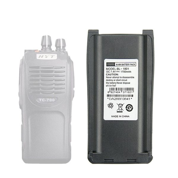 BL1801 1700mAh NI-MH Replace Battery for HYT TC700 TC710 TC780 TC780M Two Way Radios Battery - Image 6
