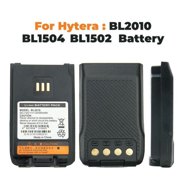 10PCS HYT Radio Replacement Battery 2000mAhfor Hytera UL913 PD562 PD502 PD682G Radio Battery - Image 3
