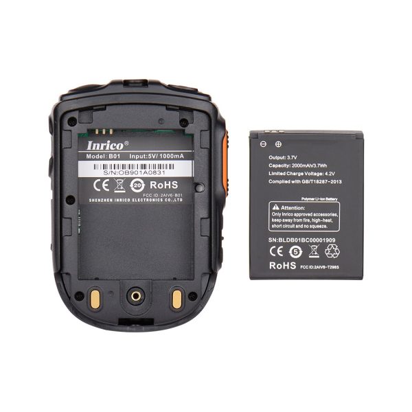 Inrico B01 Zello mini speakers Wireless Microphone PTT Android walkie talkie microphones portable Bluetooth speaker - Image 4