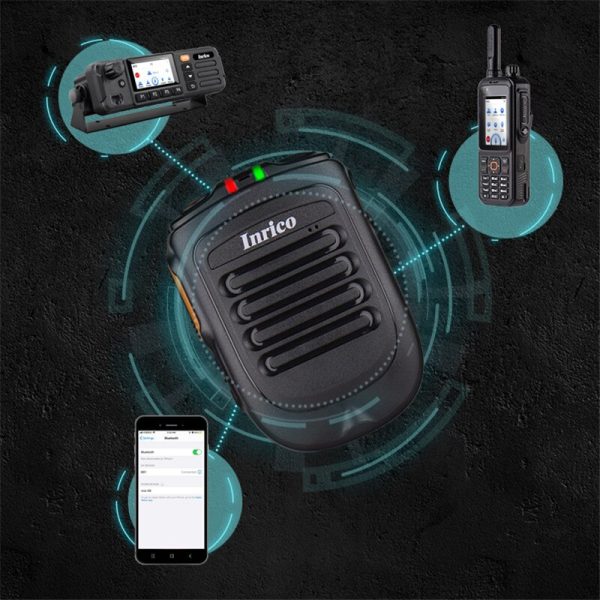 Inrico B01 Zello mini speakers Wireless Microphone PTT Android walkie talkie microphones portable Bluetooth speaker - Image 6