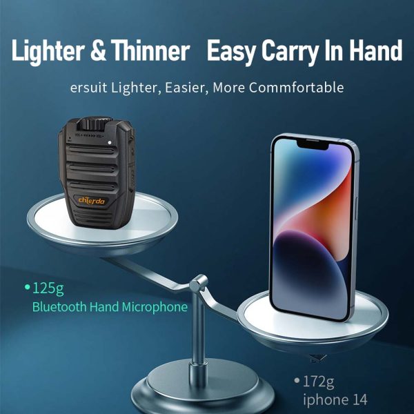MB221 Smartphone Walkie Talkie Bluetooth Wireless Hand Microphone Type-C Charger  - Image 3