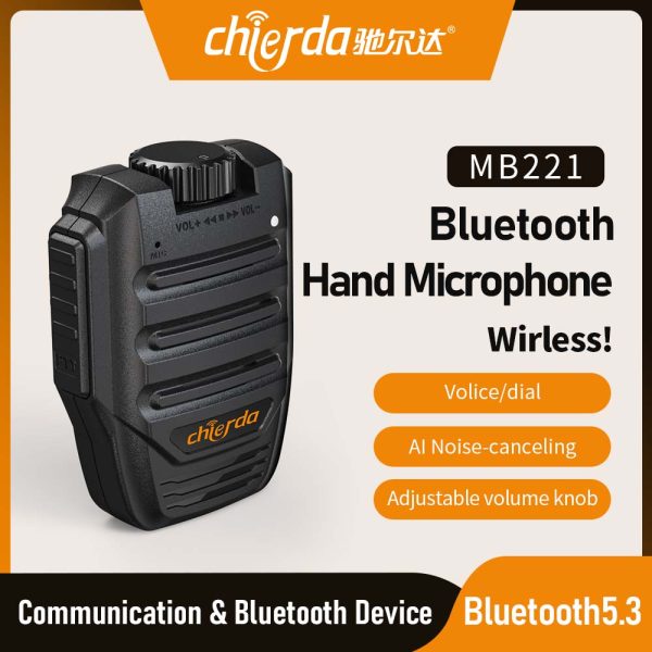 MB221 Smartphone Walkie Talkie Bluetooth Wireless Hand Microphone Type-C Charger 
