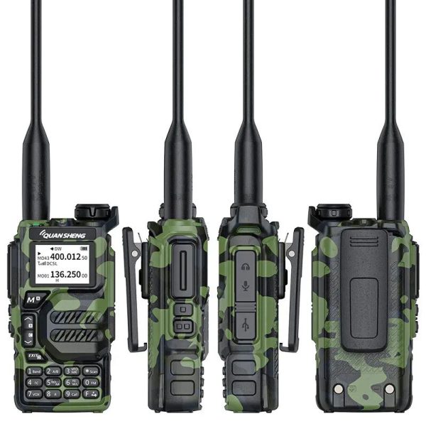 Camouflage Quansheng UV-K5 Desert Yellow VHF UHF Air Band All Bands Portable Radio - Image 2