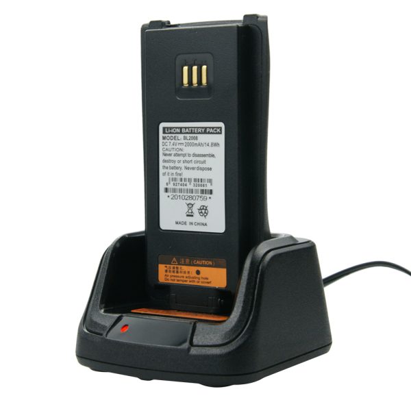 2000mAh BL2008 Battery for Hytera PD700/700S PD780 PD780G PD880 PD980 PD980(Thick) Radio Rapid Battery Charger - Image 5