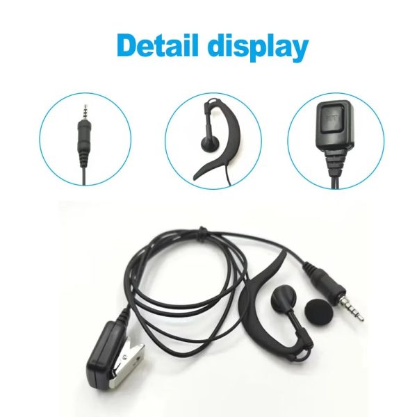 Waterproof EG-H25 VHF Marine Radio Earphone for ANYSECU IC-H25 Recent RS-35M RS-37M RS-25M RS-39M RS-50M - Image 2