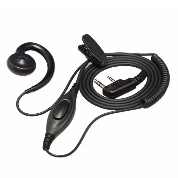G-type Earhook Walkie Talkie Headset Noise Reduction K-head