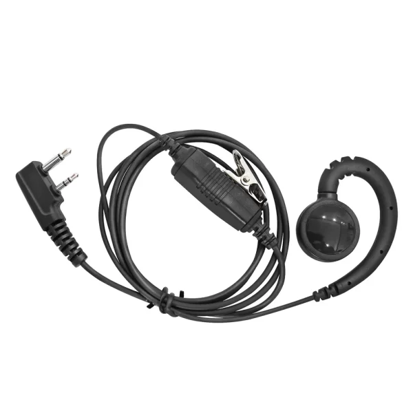 For ICOM IC-F33 F34 F43 F44 IC-F3021 F3022 F3023 F3026 etc PTT Swivel Headset - Image 3