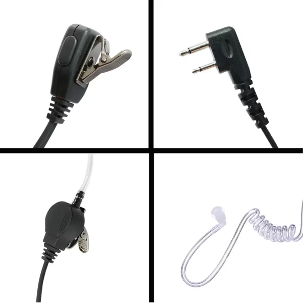 Icom Radios Air Acoustic Tube Earpiece for IC-F4 IC-F34 IC-F43 IC-F44 IC-F3001 IC-F3003 IC-F4003 IC-F3023 IC-F4001 IC-F4011 etc Radio - Image 2