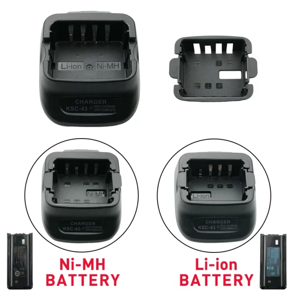 10PCS KSC-43 Li-ion Ni-MH KNB-29N KNB-45L KNB-63L Battery Charger for Kenwood TK-2200 TK-2207G TK- 3202 TK-3302E Radios Charger - Image 5